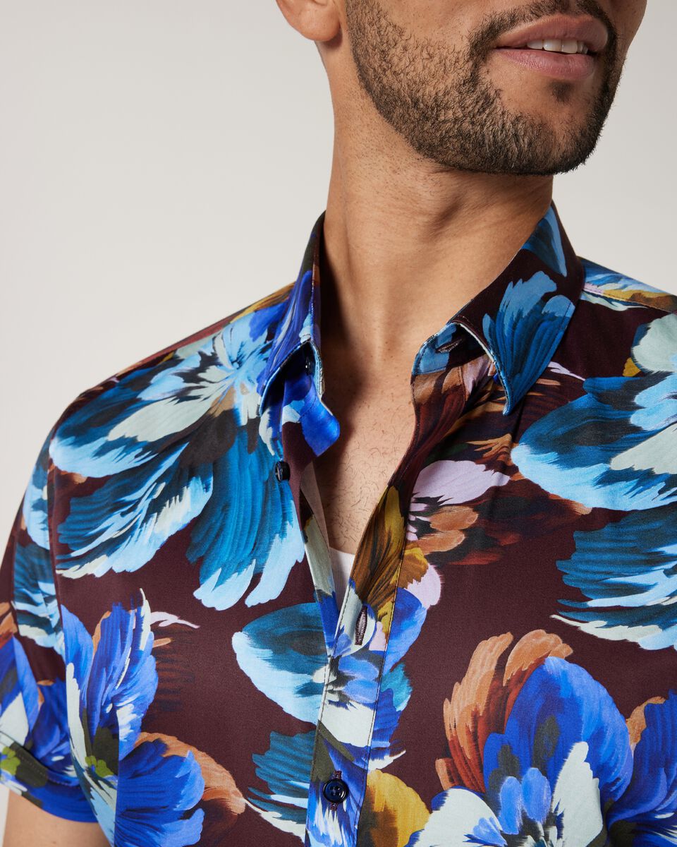 Regular Floral Print Short Sleeve Shirt